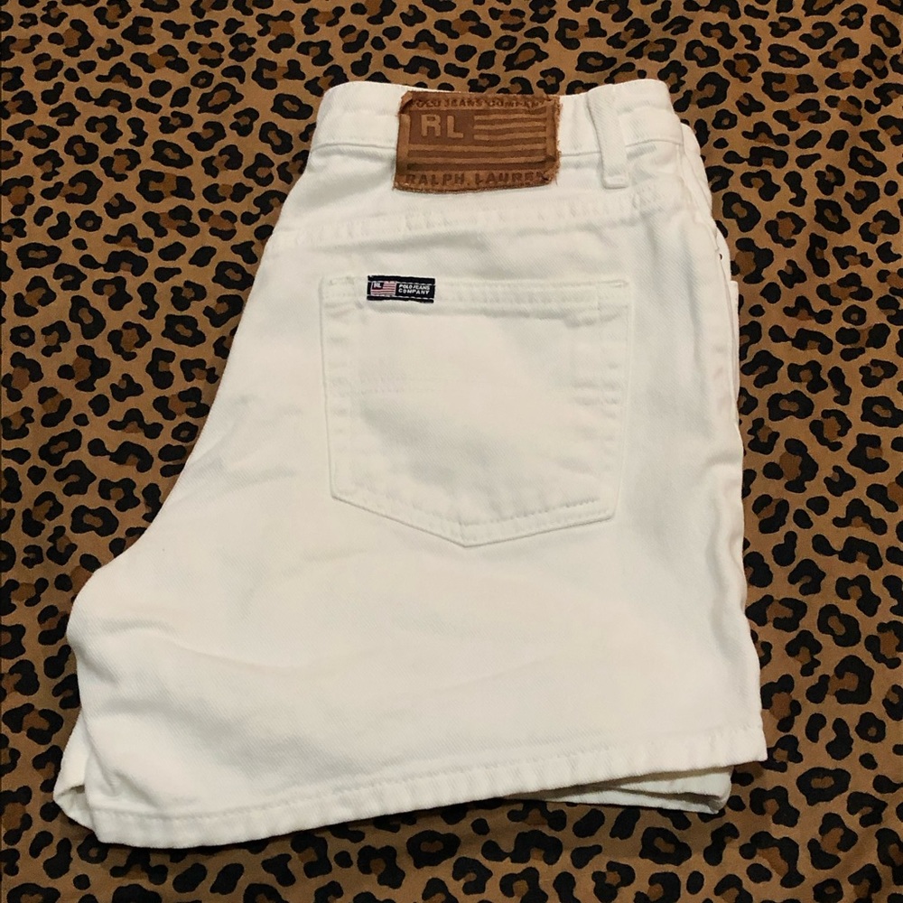 Vintage Polo Jeans Company 5” Saturday White Denim Short *Size 2*